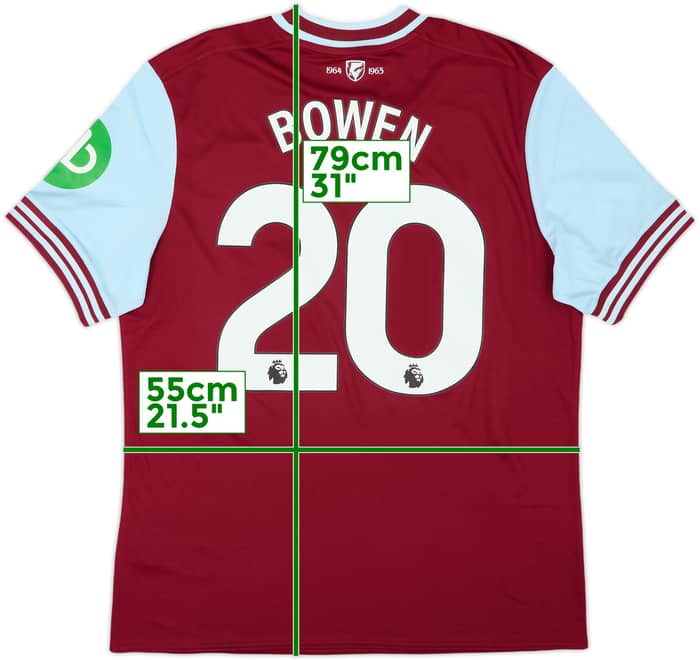 2024-25 West Ham Home Shirt Bowen #20 (XL)