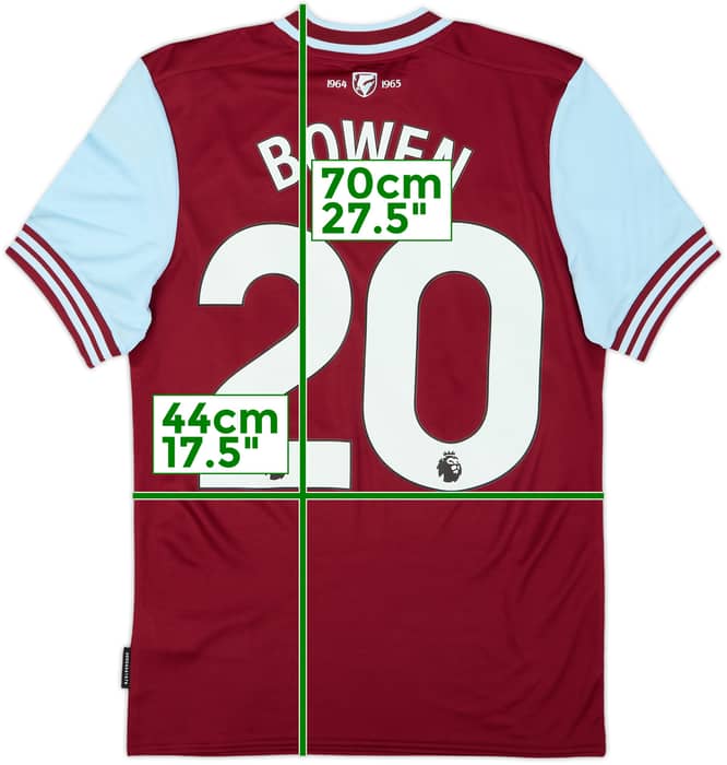 2024-25 West Ham Home Shirt Bowen #20 (S)