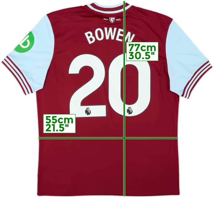 2024-25 West Ham Home Shirt Bowen #20 (XL)