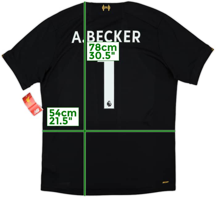 2019-20 Liverpool GK S/S Shirt A.Becker #1 (L)