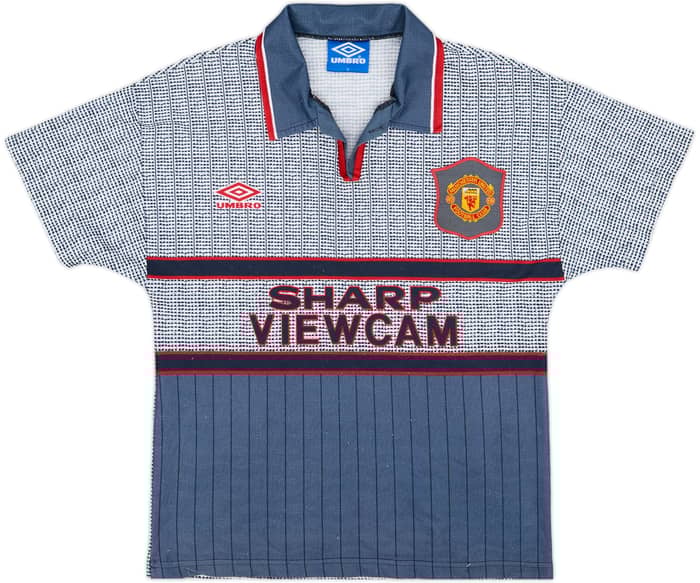 1995-96 Manchester United Away Shirt Cantona #7 - 9/10 - (Y)