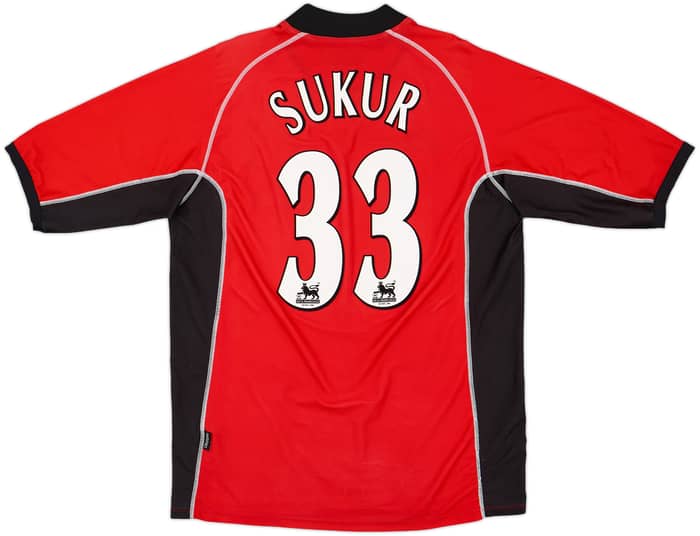 2002-03 Blackburn Away Shirt Sukur #33 - 8/10 - (XXL)