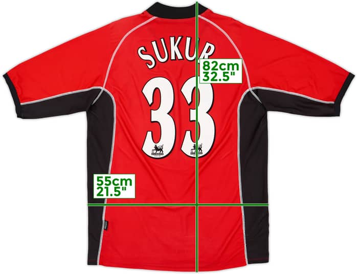 2002-03 Blackburn Away Shirt Sukur #33 - 8/10 - (XXL)