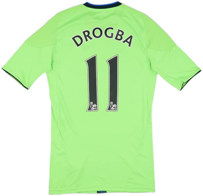 2010-11 Chelsea Player Issue TechFit Third Shirt Drogba #11 - 8/10 - (M)