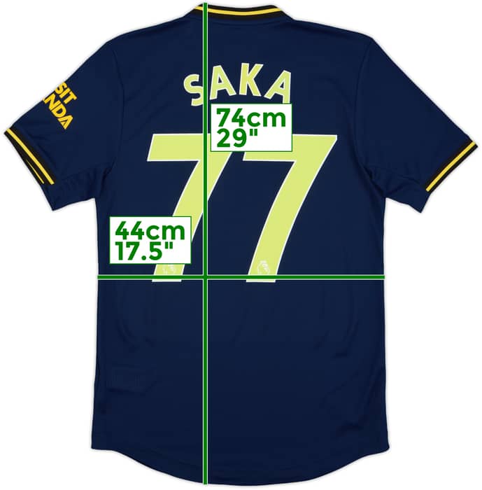 2019-20 Arsenal Player Issue Third Shirt Saka #77 (S)