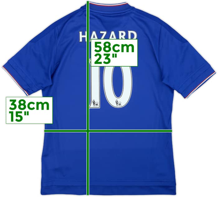 2015-16 Chelsea Home Shirt Hazard #10 - 8/10 - (M.Boys)