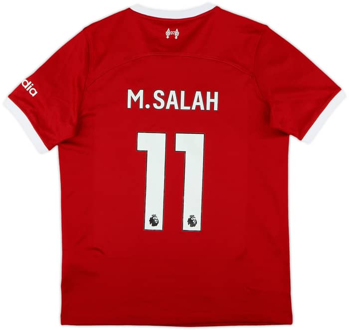 2023-24 Liverpool Home Shirt M.Salah #11 - 9/10 - (M.Boys)