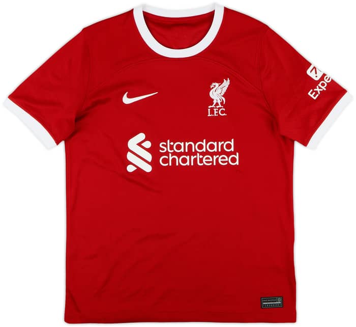 2023-24 Liverpool Home Shirt M.Salah #11 - 9/10 - (M.Boys)