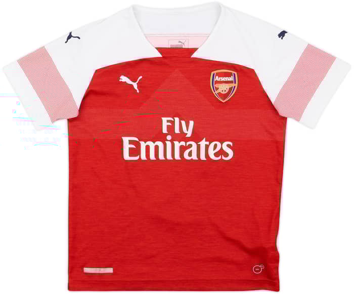 2018-19 Arsenal Home Shirt Lacazette #9 - 8/10 - (M.Boys)