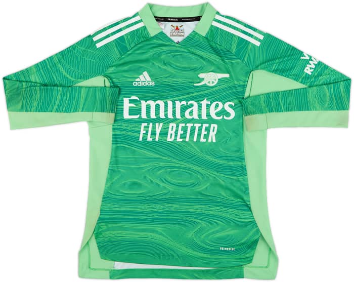 2021-22 Arsenal GK Shirt Ramsdale #32 - 4/10 - (L.Boys)