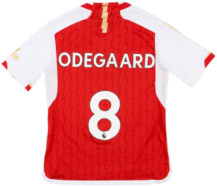 2023-24 Arsenal Home Shirt Odegaard #8 - 4/10 - (M.Boys)