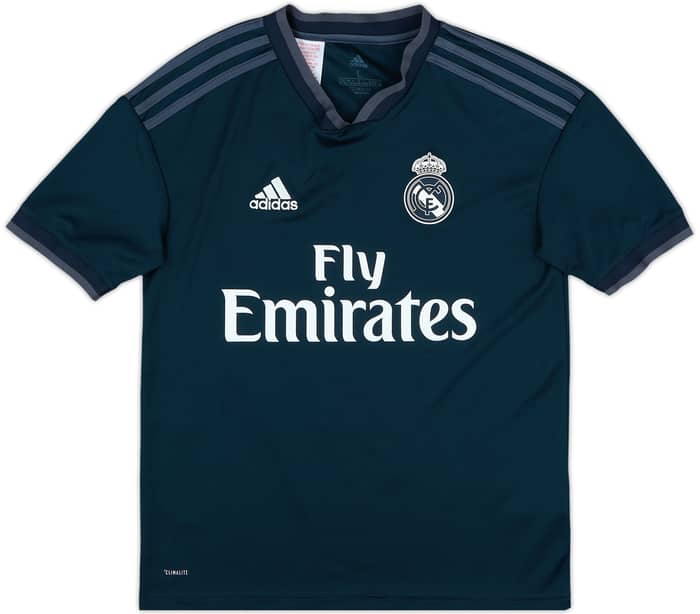 2018-19 Real Madrid Away Shirt - 6/10 - (L.Boys)