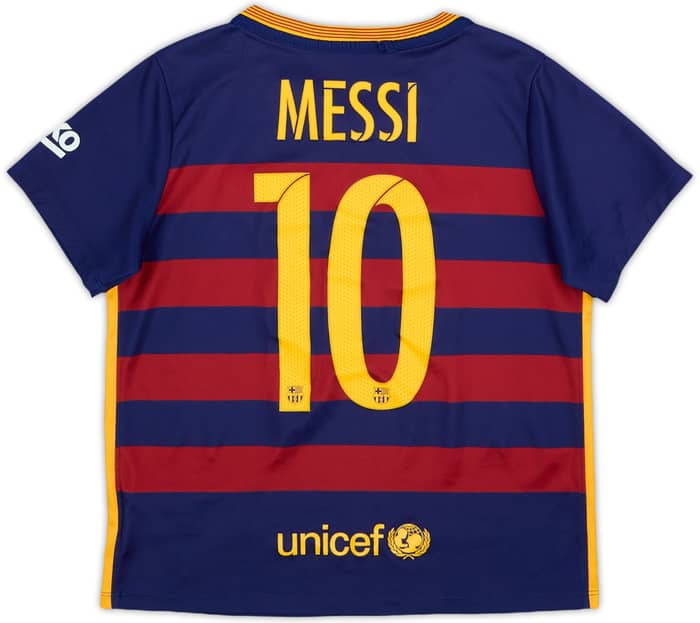 2015-16 Barcelona Home Shirt Messi #10 - 5/10 - (7-8 Years)