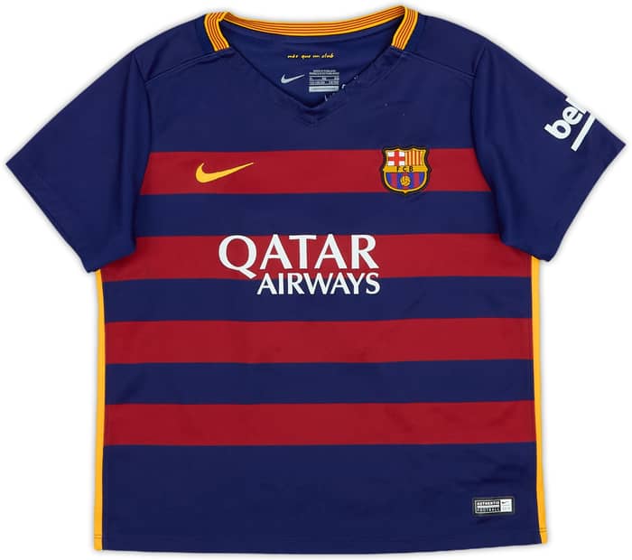 2015-16 Barcelona Home Shirt Messi #10 - 5/10 - (7-8 Years)