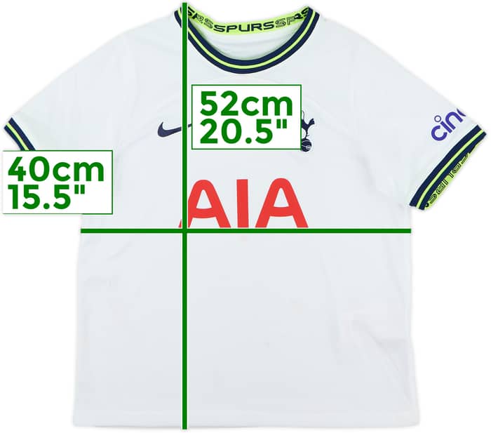 2022-23 Tottenham Home Shirt - 7/10 - (7-8 Years)