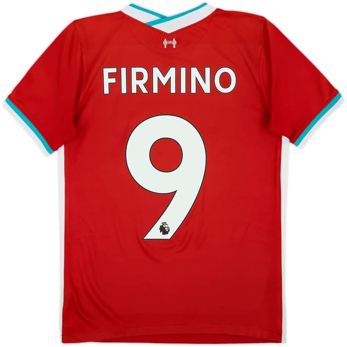 2020-21 Liverpool Home Shirt Firmino #9 - 7/10 - (L.Boys)