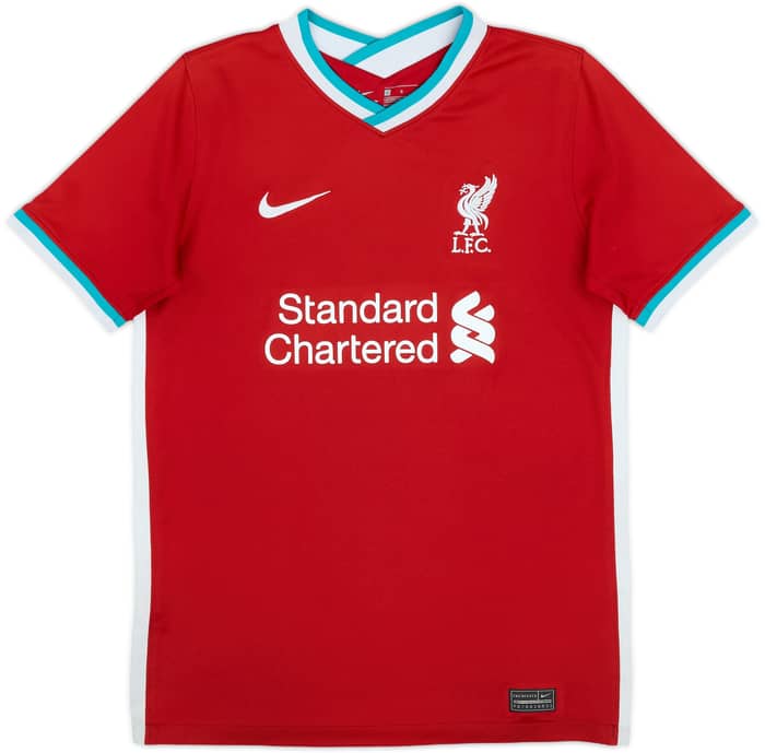 2020-21 Liverpool Home Shirt Firmino #9 - 7/10 - (L.Boys)