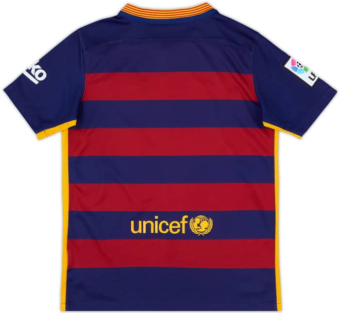 2015-16 Barcelona Home Shirt - 6/10 - (M.Boys)