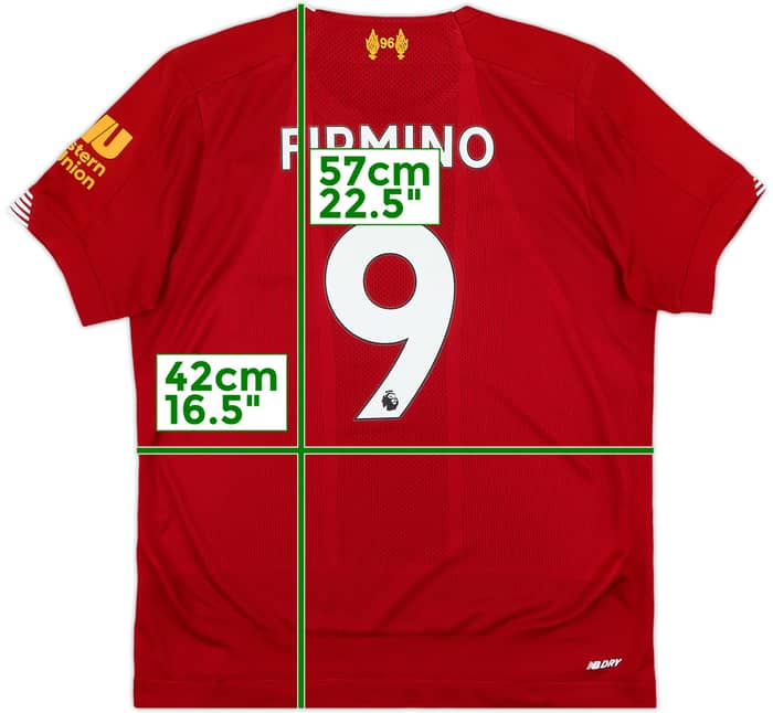 2019-20 Liverpool Home Shirt Firmino #9 - 8/10 - (M.Boys)