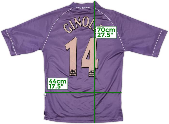 1998-99 Tottenham Away Shirt Ginola #14 - 5/10 - (Y)