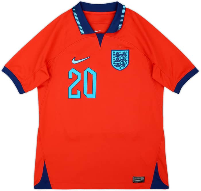 2022-23 England Away Shirt Foden #20 - 9/10 - (L.Boys)