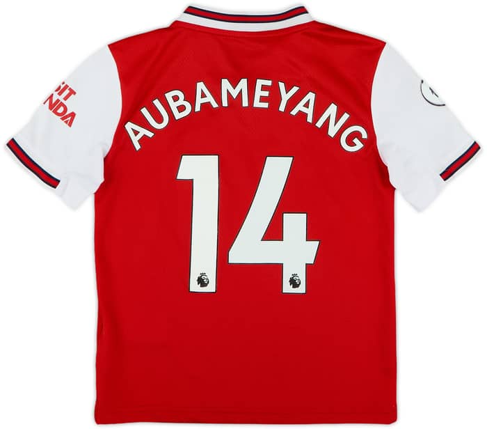 2019-29 Arsenal Home Shirt Aubameyang #14 - 8/10 - (7-8 Years)