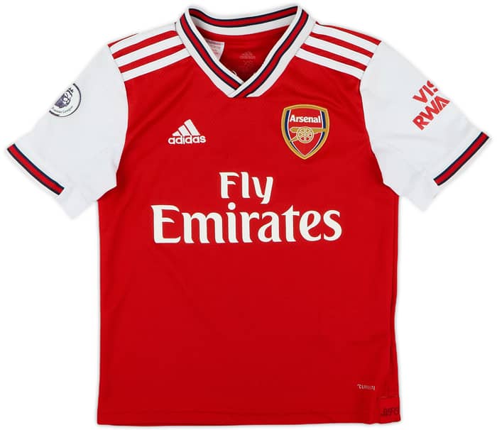 2019-29 Arsenal Home Shirt Aubameyang #14 - 8/10 - (7-8 Years)