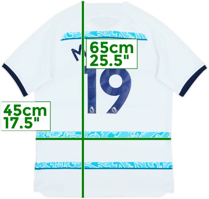 2022-23 Chelsea Away Shirt Mount #19 - 6/10 - (XL.Boys)