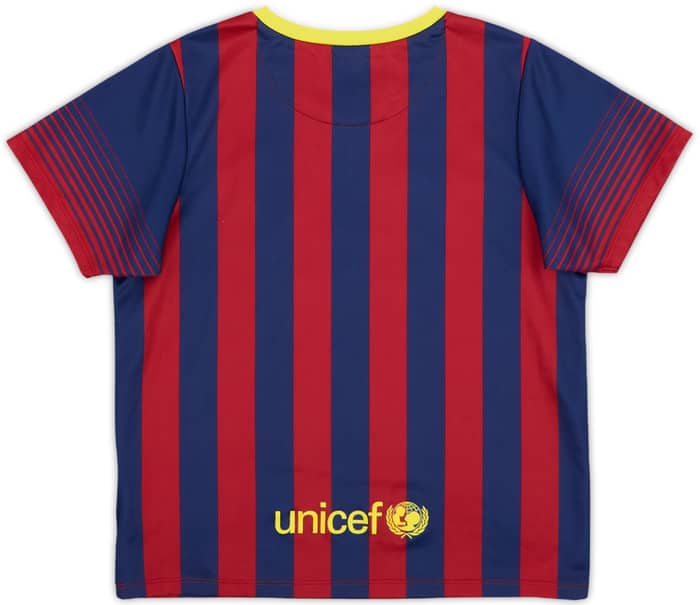 2013-14 Barcelona Home Shirt - 9/10 - (S.Boys)