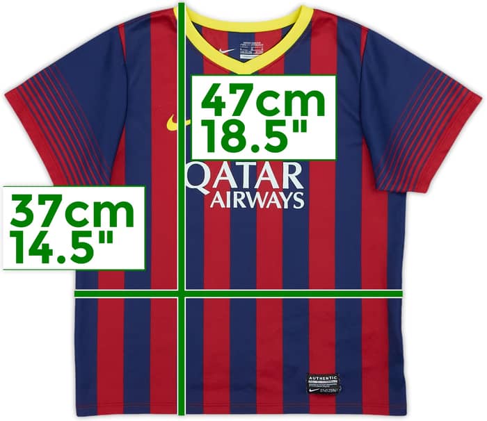 2013-14 Barcelona Home Shirt - 9/10 - (S.Boys)