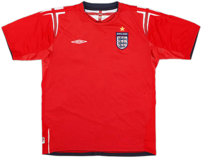 2004-06 England Away Shirt - 5/10 - (L.Boys)