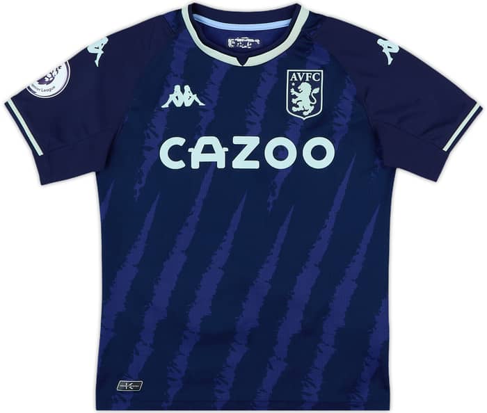 2020-21 Aston Villa Away Shirt Buendia #10 - 9/10 - (L.Boys)