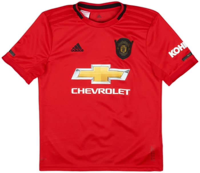 2019-20 Manchester United Home Shirt B.Fernandes #18 - 5/10 - (M.Boys)