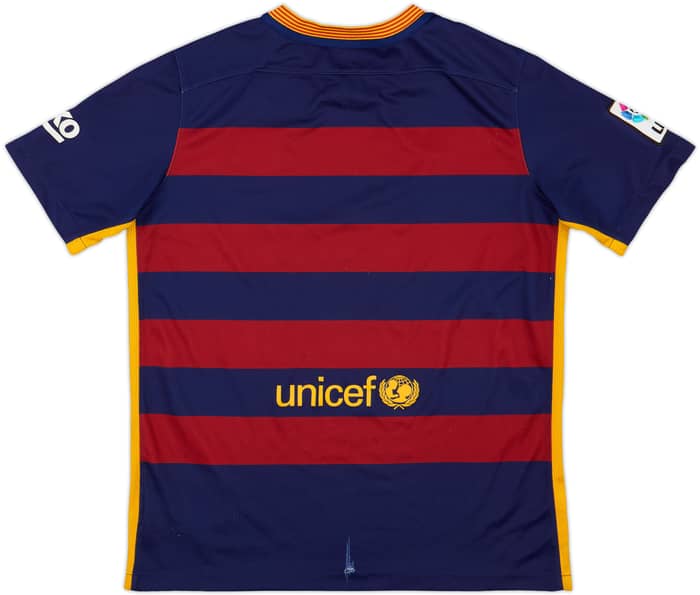 2015-16 Barcelona Home Shirt - 8/10 - (XL.Boys)