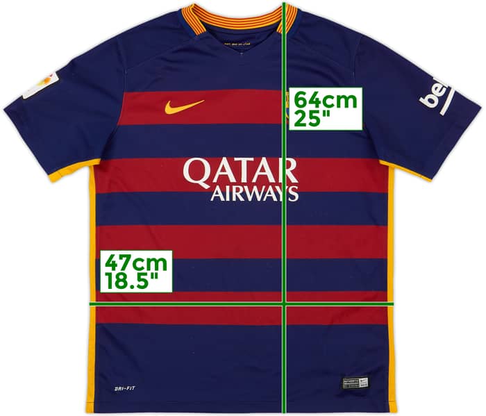 2015-16 Barcelona Home Shirt - 8/10 - (XL.Boys)