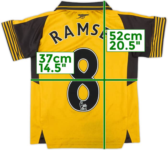 2016-17 Arsenal Away Shirt Ramsey #8 - 6/10 - (7-8 Years)