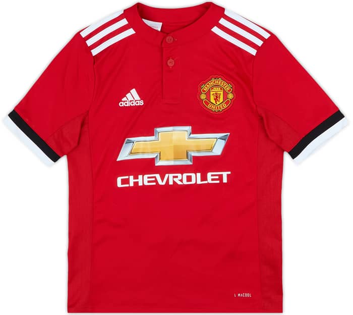 2017-18 Manchester United Home Shirt Rashford #19 - 4/10 - (S.Boys)