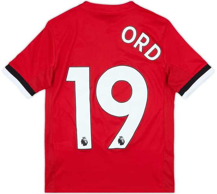 2017-18 Manchester United Home Shirt Rashford #19 - 4/10 - (S.Boys)