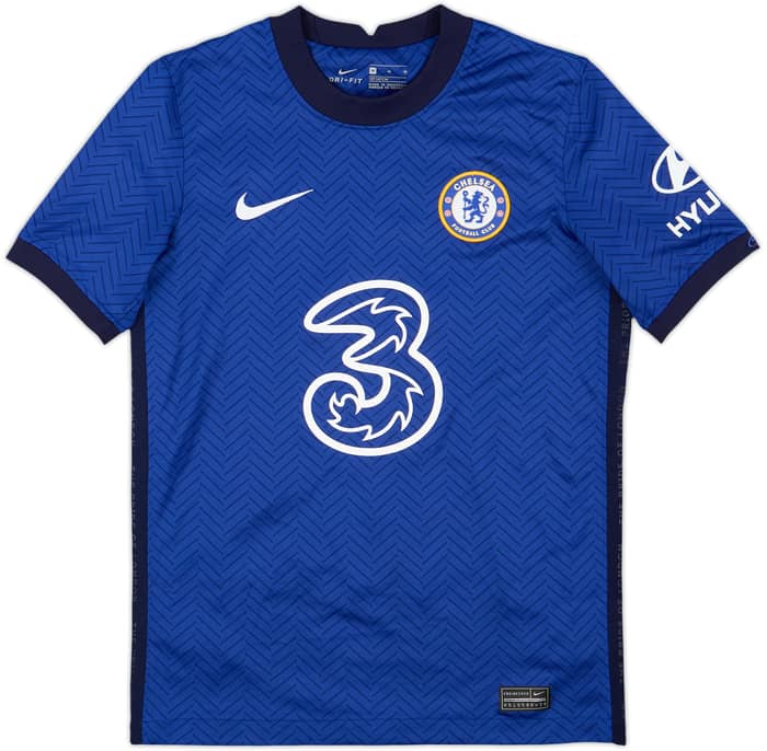 2020-21 Chelsea Home Shirt Pulisic #10 - 9/10 - (M.Boys)