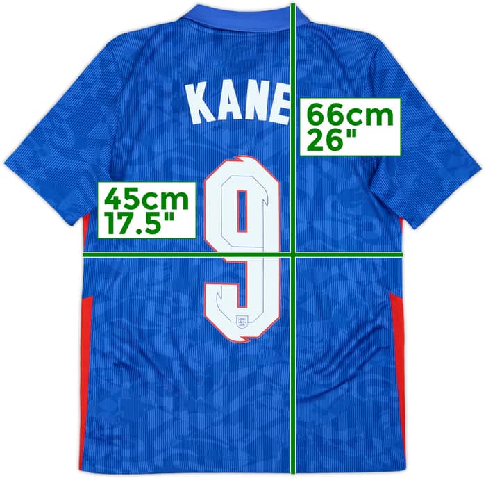 2020-21 England Away Shirt Kane #9 - 10/10 - (XL.Boys)