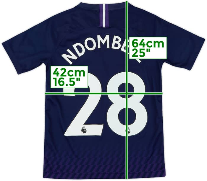 2019-20 Tottenham Away Shirt Ndombele #28 - 6/10 - (L.Boys)