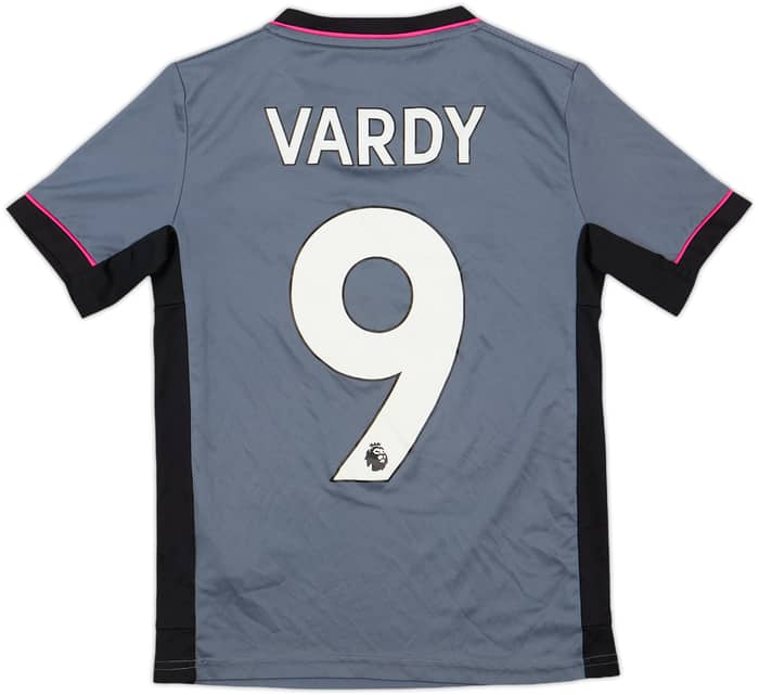 2021-22 Leicester Third Shirt Vardy #9 - 8/10 - (S.Boys)