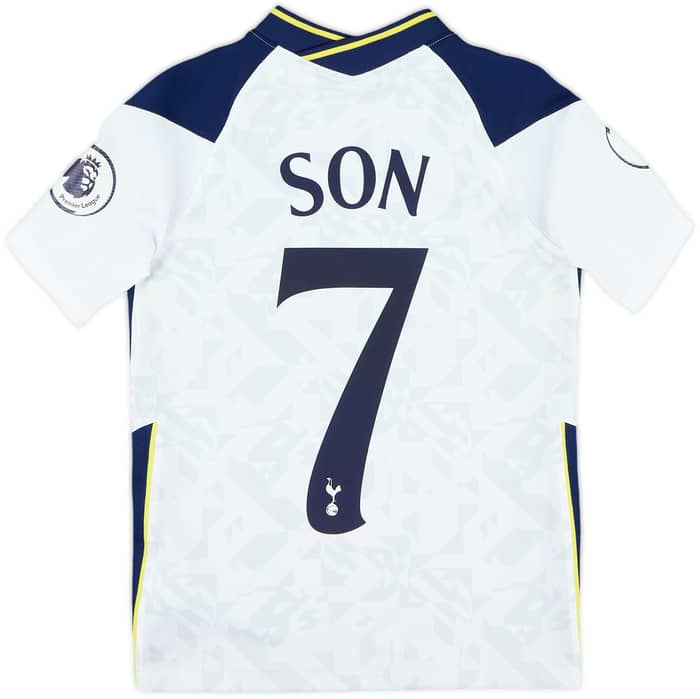 2020-21 Tottenham Home Shirt Son #7 - 9/10 - (M.Boys)