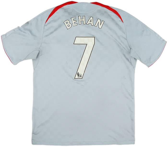 2008-09 Liverpool Away Shirt Behan #7 - 4/10 - (L)