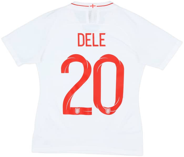 2018-19 England Player Issue Home Shirt Dele #20 - 8/10 - (Women's S)