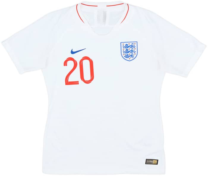 2018-19 England Player Issue Home Shirt Dele #20 - 8/10 - (Women's S)