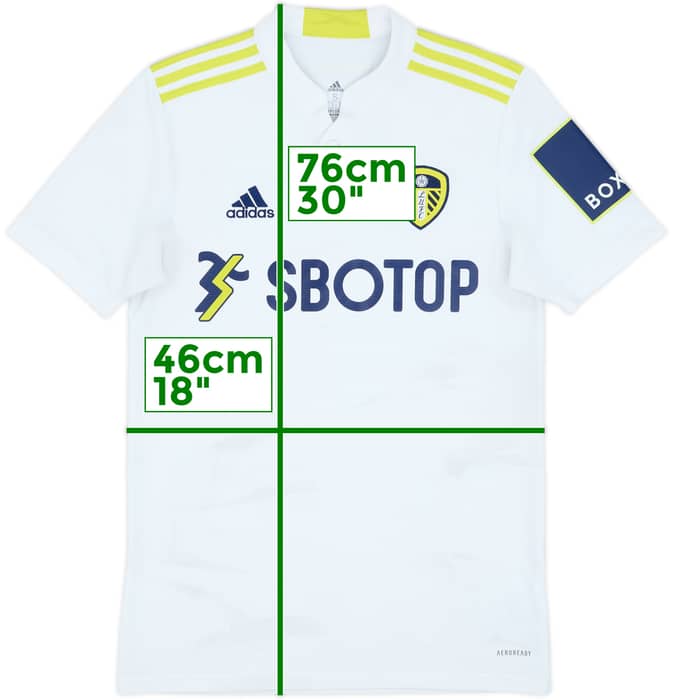 2021-22 Leeds United Home Shirt - 4/10 - (S)