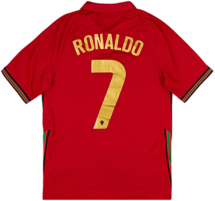 2020-21 Portugal Home Shirt Ronaldo #7 - 6/10 - (S)