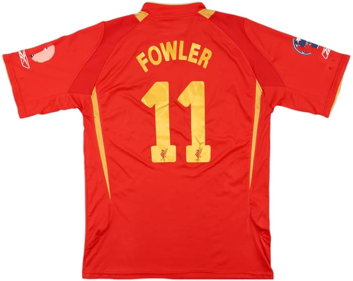 2005-06 Liverpool CL Home Shirt Fowler #11 - 4/10 - (XL)