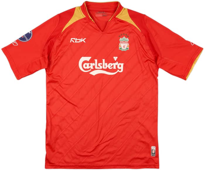 2005-06 Liverpool CL Home Shirt Fowler #11 - 4/10 - (XL)
